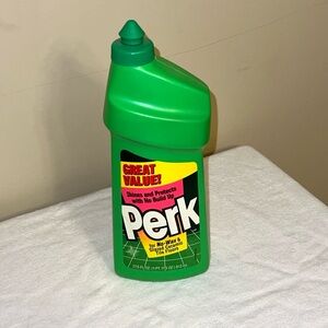 Vintage NOS Perk Floor Cleaner 27.5 oz No-Wax Ceramic & Tile Cleaner